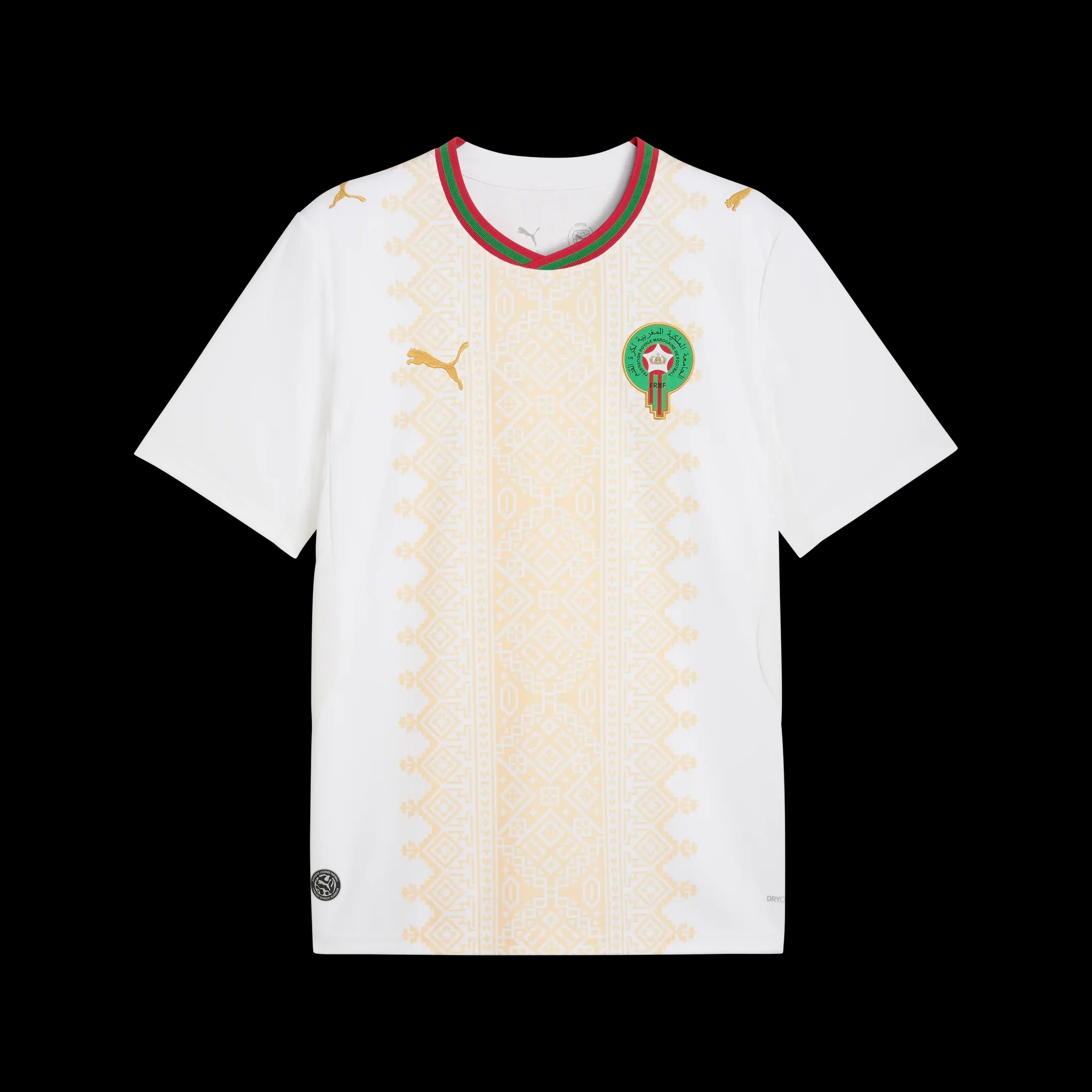 Maillot Maroc blanc, face avant